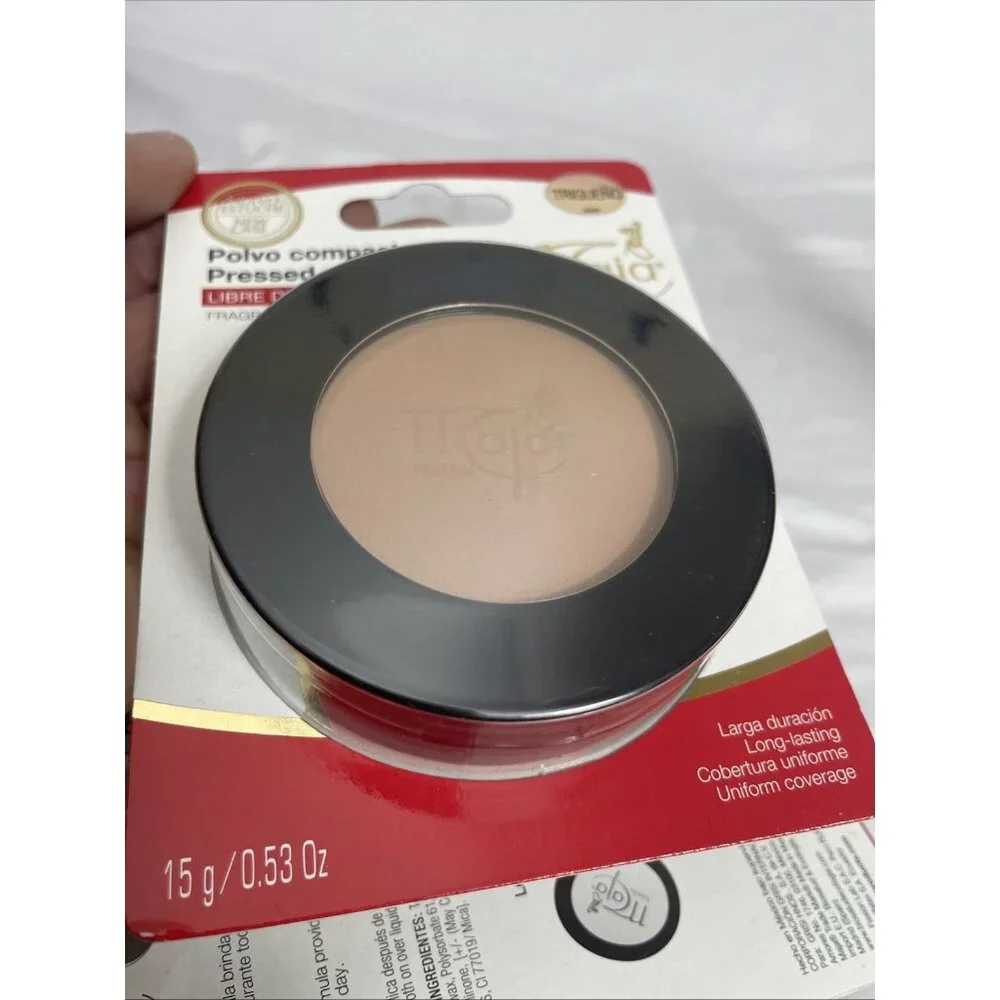Maja Trigueño Pressed Powder Mirror and Tassel Compartment 2-PACK NEW